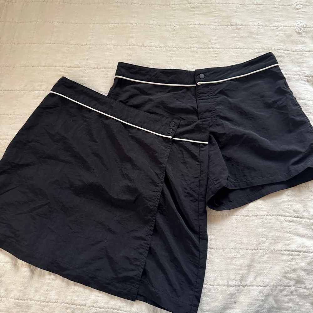 Patagonia Boardie Skort 2 Piece Shorts With Removable Wrap Skirt • Size: S